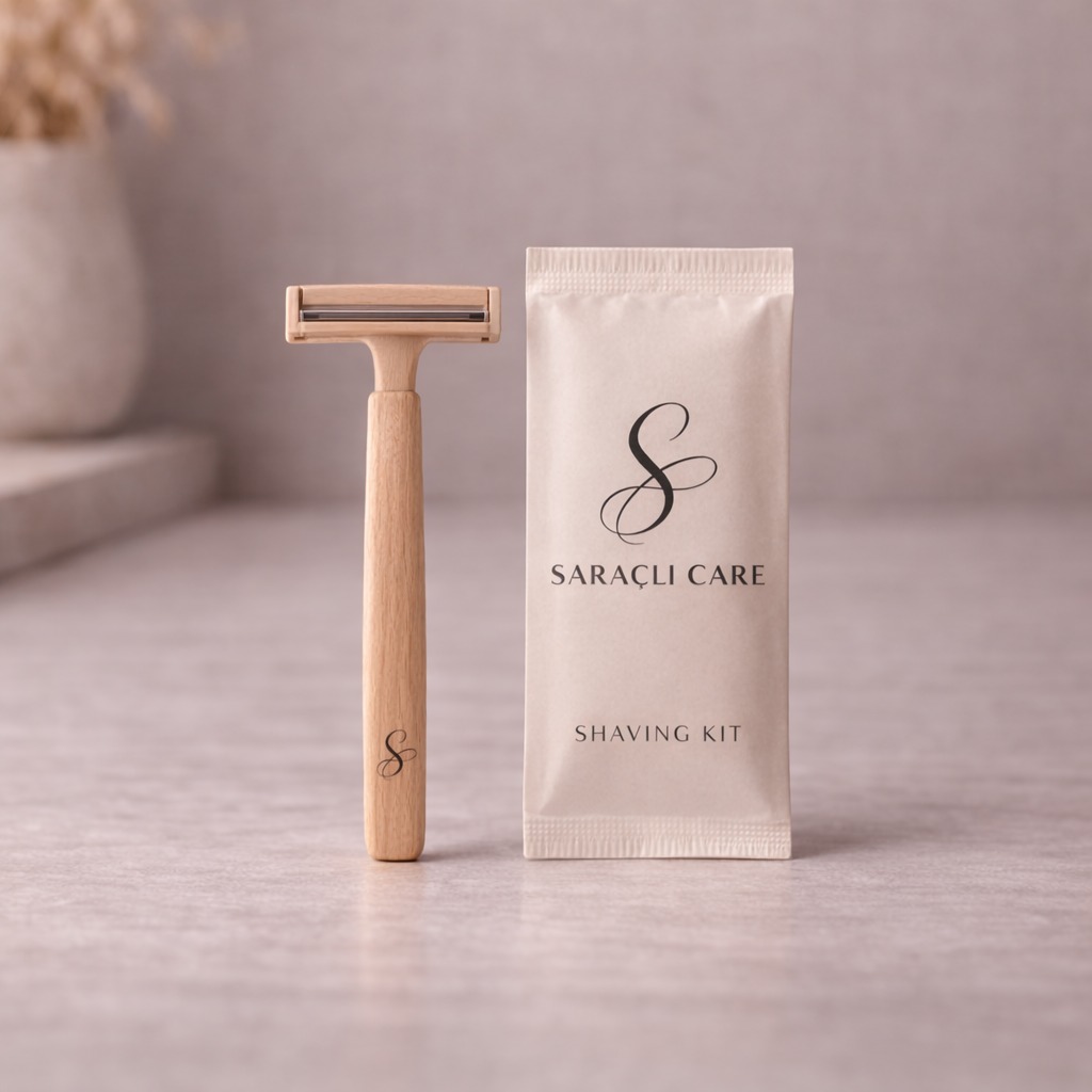 Ahşap Saplı Tıraş Seti
